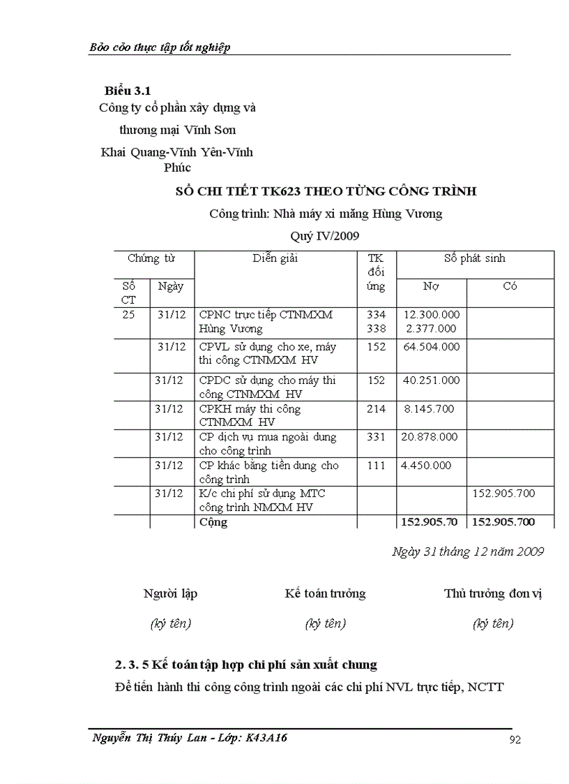 image for page Tổ chức công tác kế toán Chi phí sản xuất và tính giá thành sản phẩm tại Công ty cổ phần xây dựng và thương mại vĩnh sơn