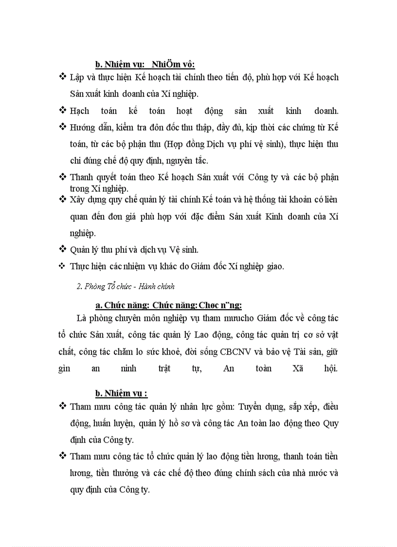 image for page Tổ chức và hoạt động chung về xí nghiệp môi trường đô thị số 4