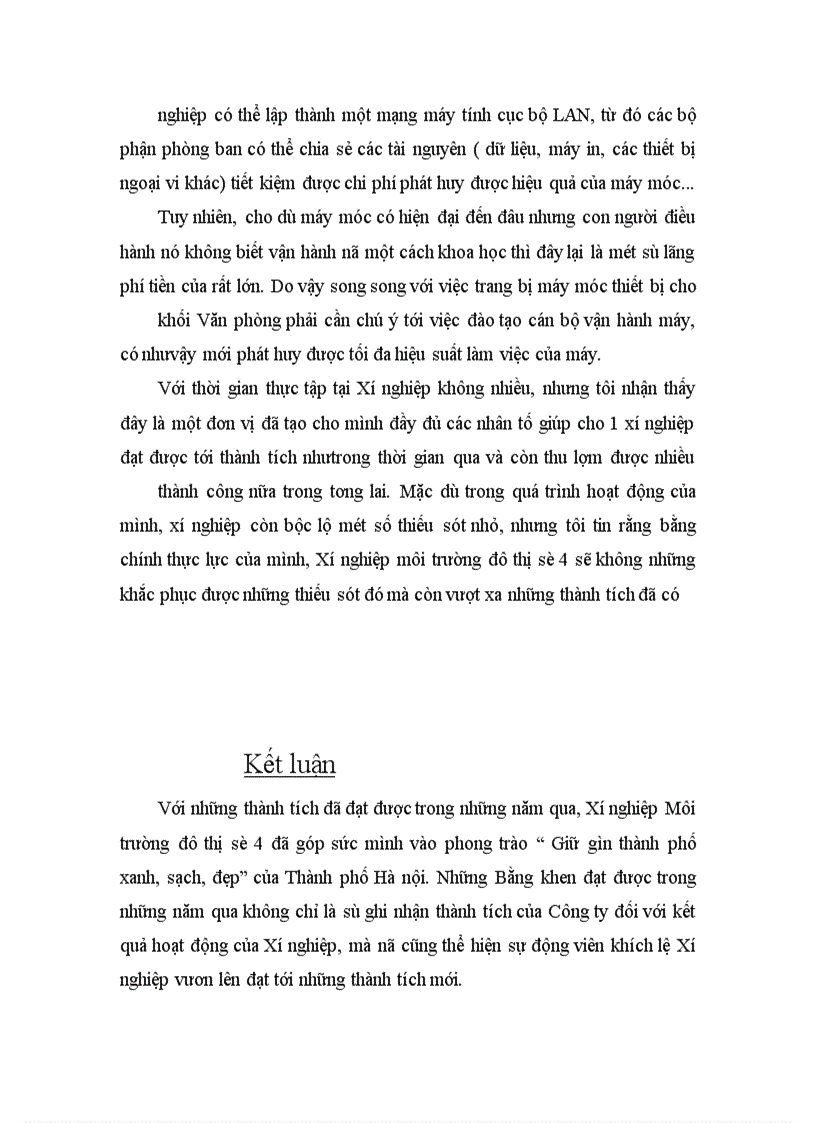 image for page Tổ chức và hoạt động chung về xí nghiệp môi trường đô thị số 4