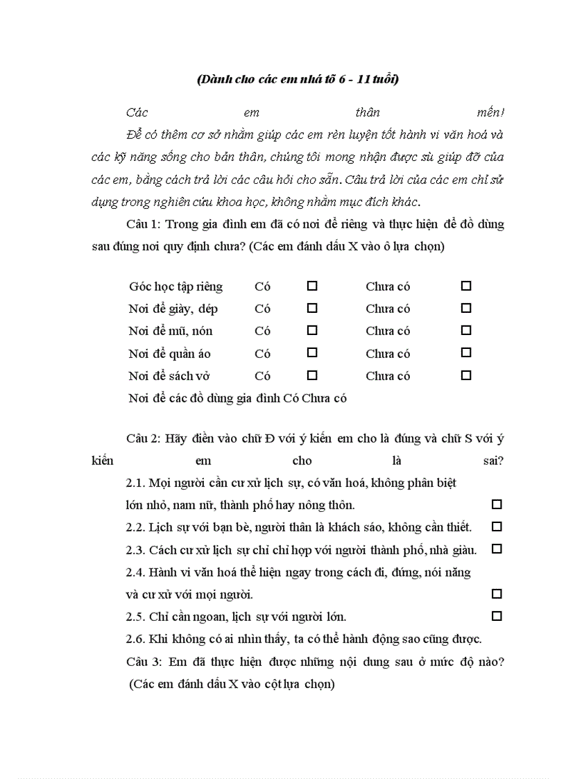 image for page Biện pháp giáo dục hành vi văn hoá cho trẻ (6-11tuổi) trong gia đình hiện nay -