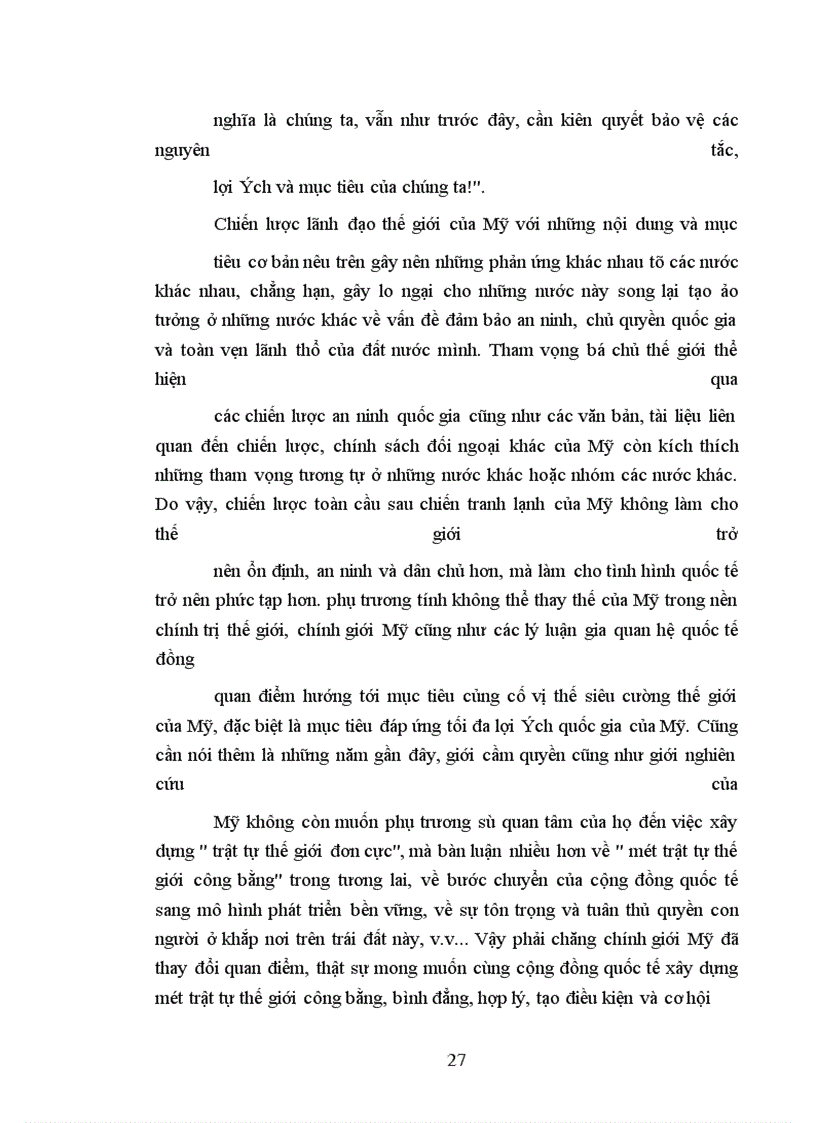 image for page Trật tự thế giới trong chiến lược toàn cầu sau chiến tranh lạnh của mỹ và quan điểm của đảng cộng sản VIỆT NAM