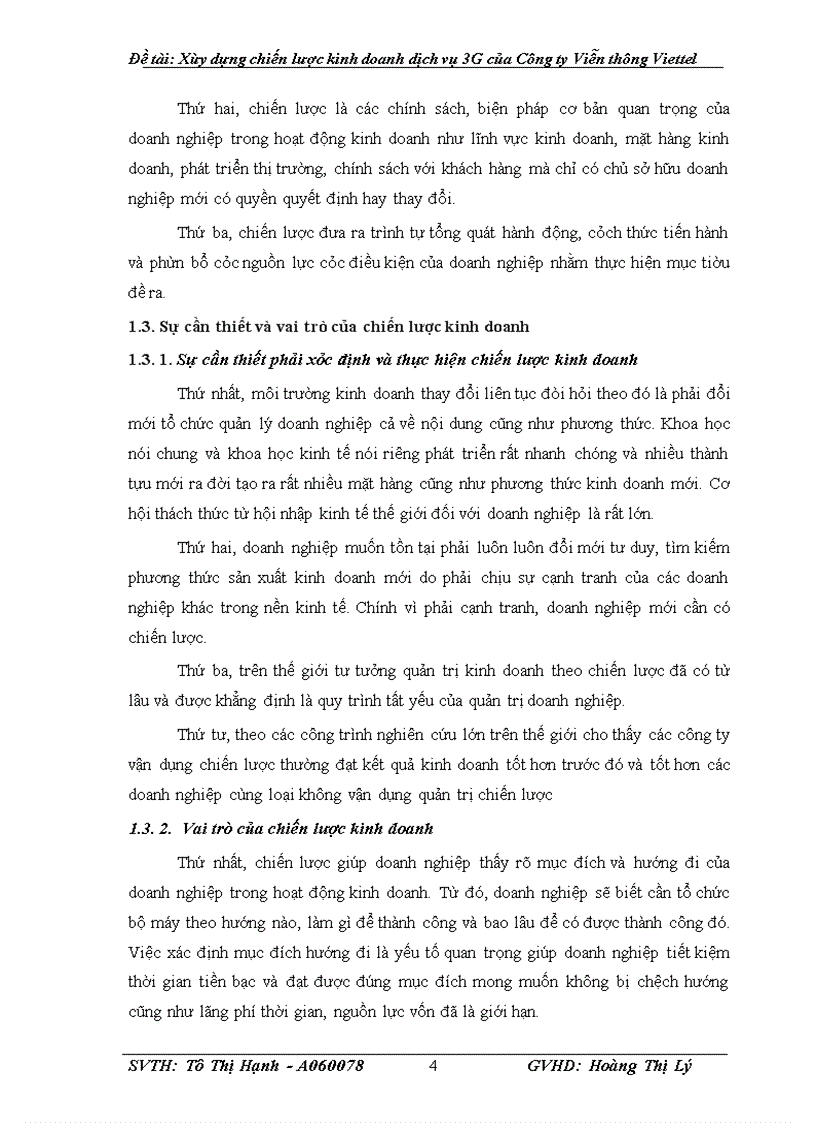 image for page Xây dựng chiến lược kinh doanh dịch vụ 3G của Công ty Viễn thông Viettel