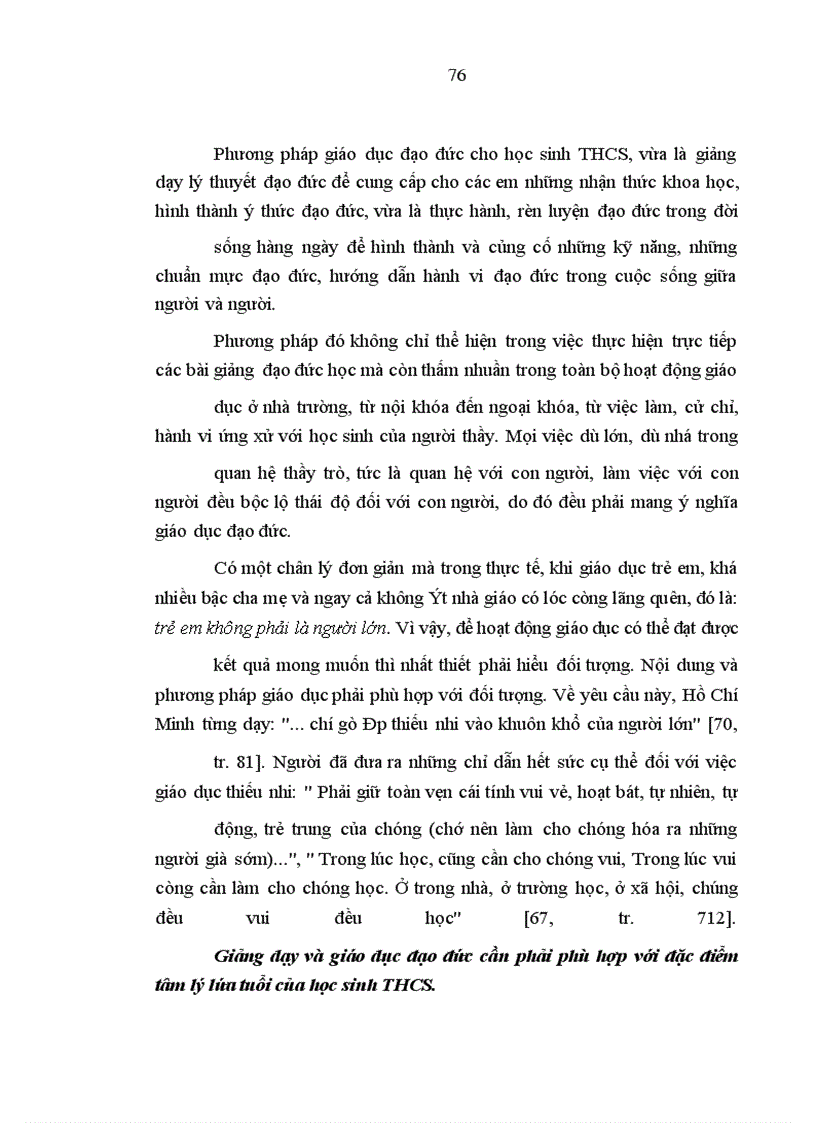 image for page Giáo dục đạo đức cho học sinh trường trung học cơ sở tại thành phố Hồ Chí Minh trong điều kiện đổi mới hiện nay
