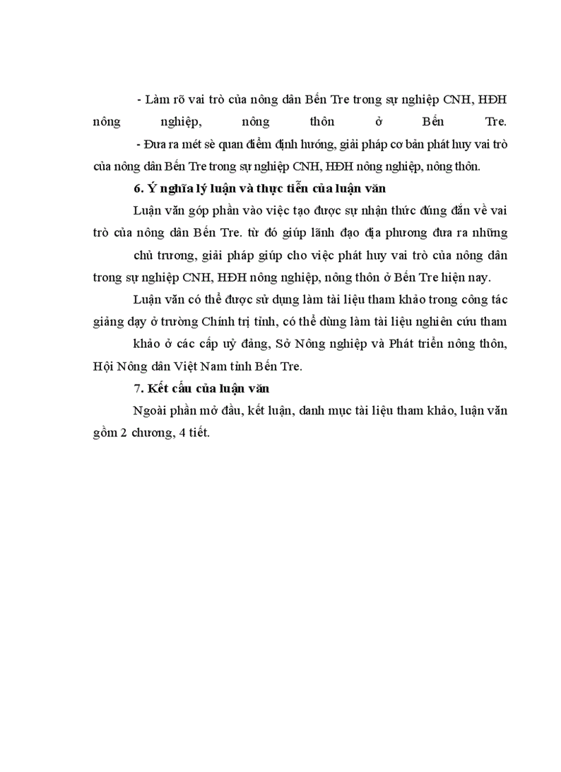 image for page Quan điểm và giải pháp phát huy vai trò của nông dân trong sự nghiệp công nghiệp hoá, hiện đại hoá nông nghiệp, nông thôn tỉnh bến tre