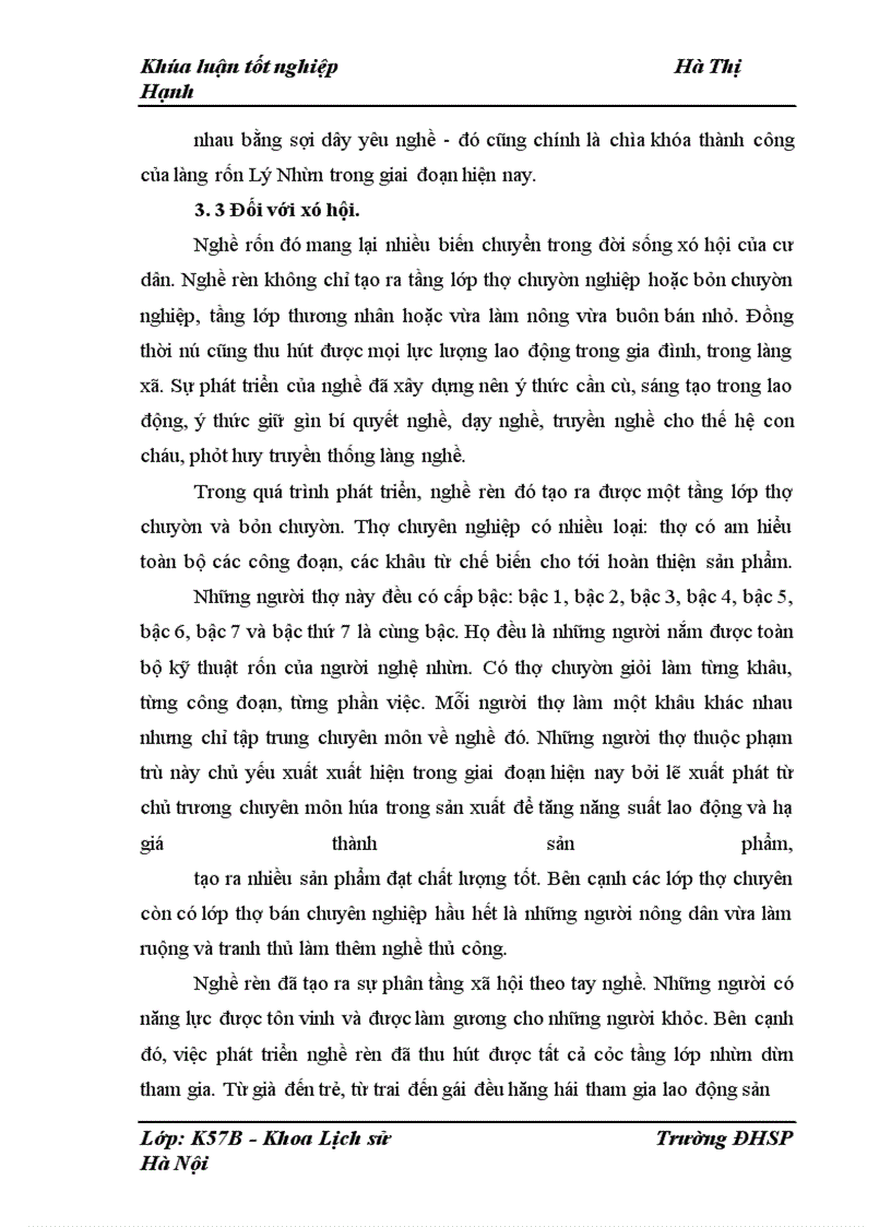 image for page Nghề rèn ở Lý Nhân (xã Lý Nhân, huyện Vĩnh Tường, tỉnh Vĩnh Phúc) từ năm 1990 đến năm 2010