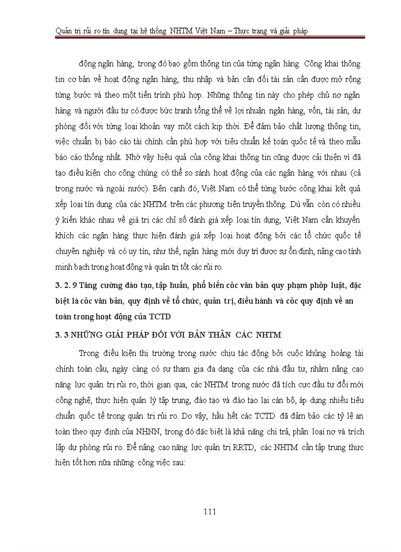 image for page Quản trị rủi ro tín dụng của hệ thống ngân hàng thương mại Việt Nam – Thực trạng và giải pháp