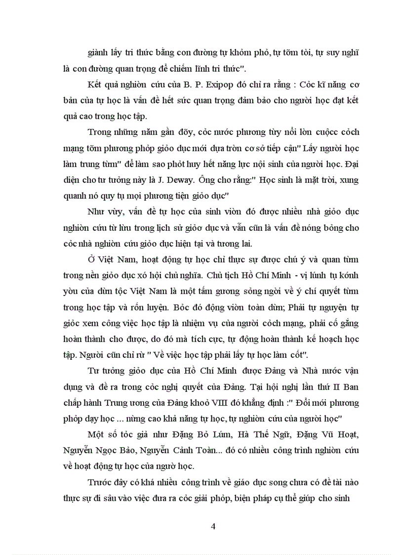 image for page Đổi mới phương pháp tự học trong học tập môn CNXHKH của sinh viên khoa GDCT- ĐHSPHN.