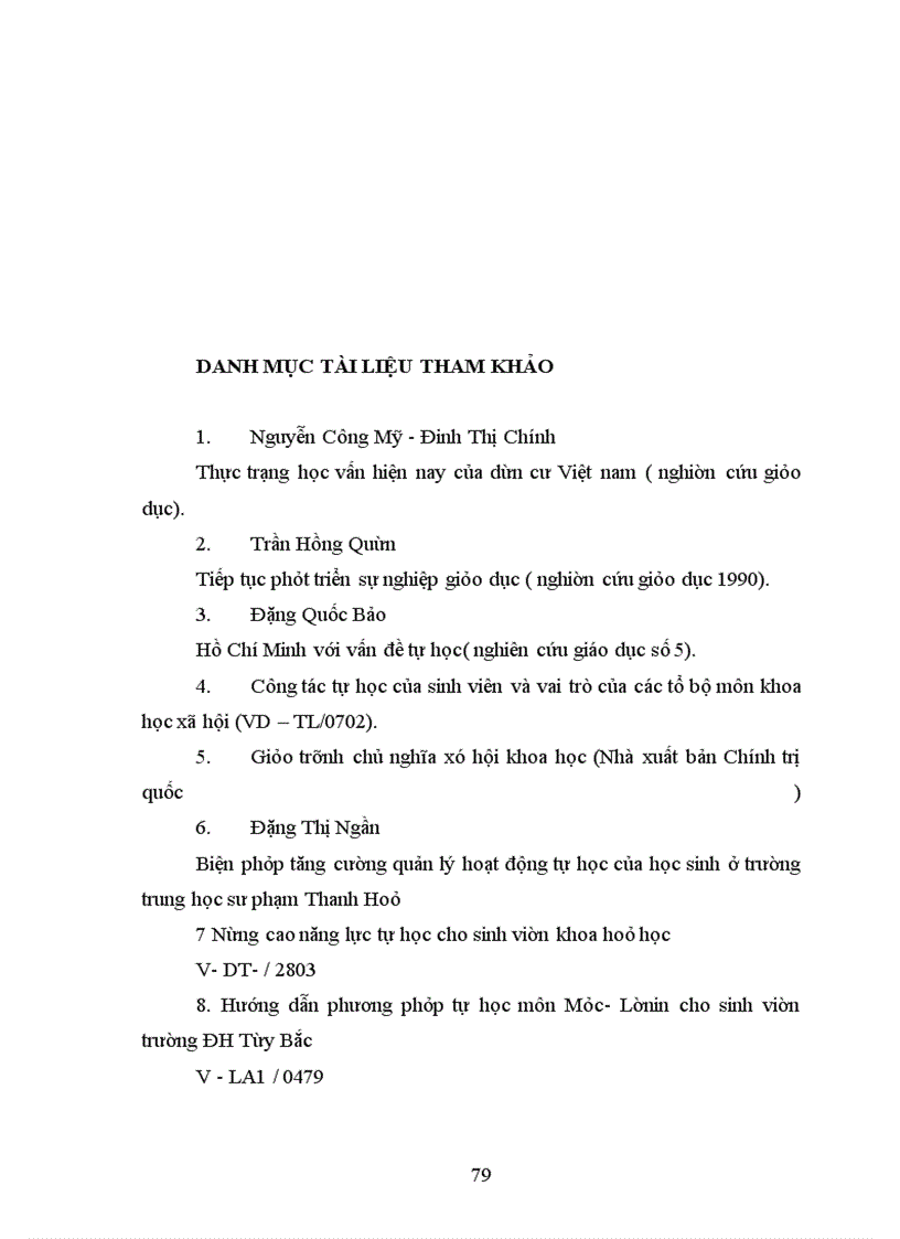 image for page Đổi mới phương pháp tự học trong học tập môn CNXHKH của sinh viên khoa GDCT- ĐHSPHN.