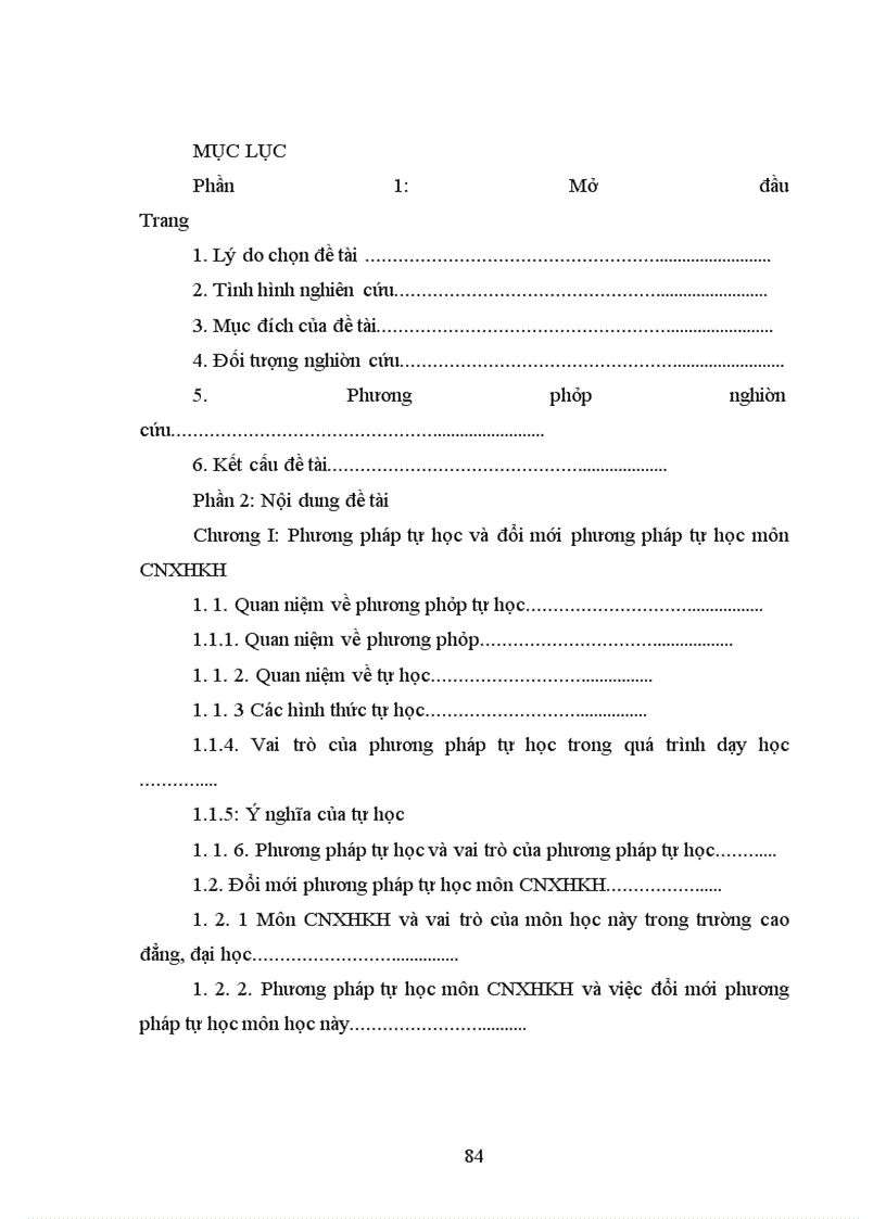 image for page Đổi mới phương pháp tự học trong học tập môn CNXHKH của sinh viên khoa GDCT- ĐHSPHN.