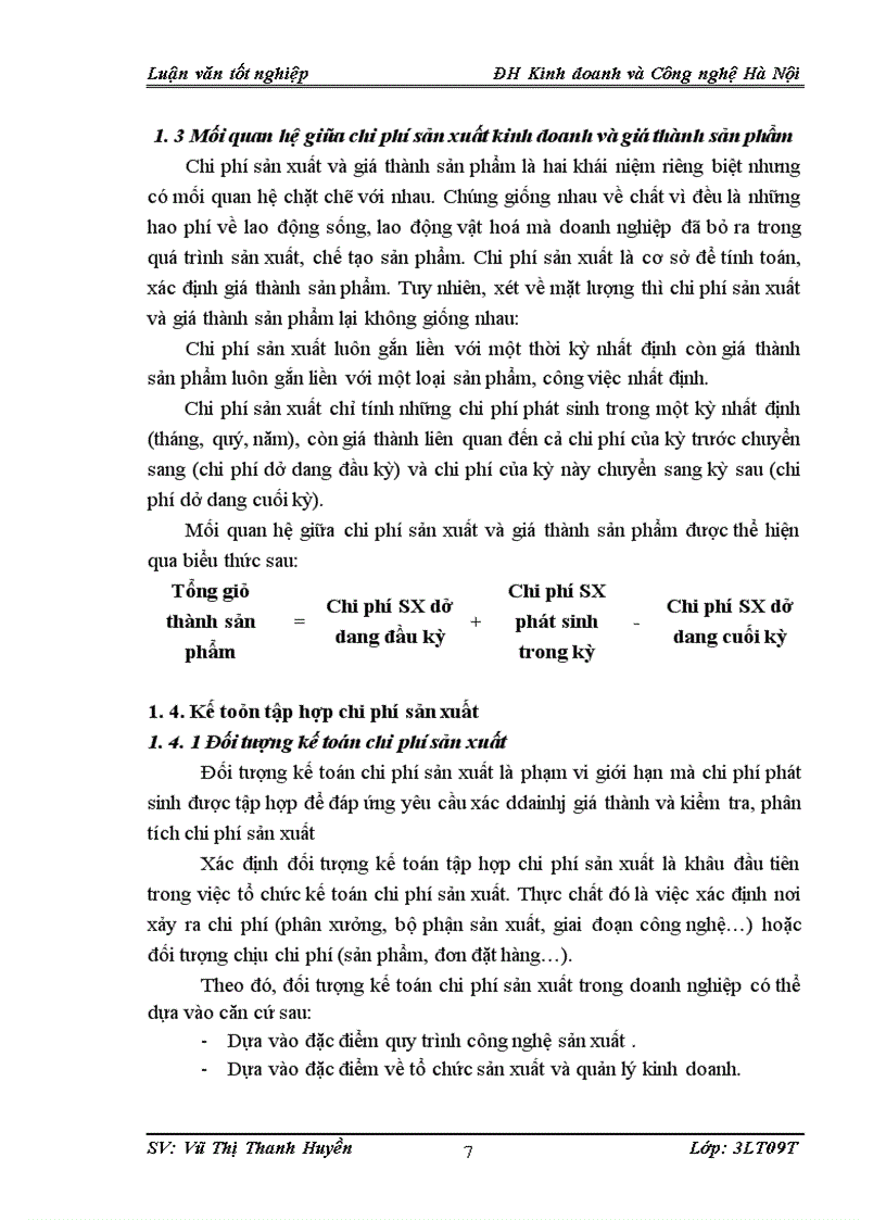 image for page Tổ chức kế toán tập hợp chi phí và tính giá thành sản phẩm tại Công ty CP Rexam Hanacans