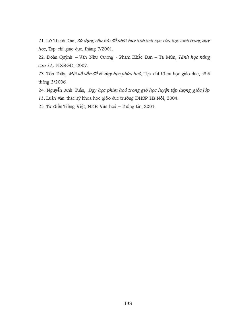 image for page Xây dựng và sử dụng hệ thống câu hỏi, bài tập phân hoá khi dạy học Quan hệ vuông góc trong khụng gian ở lớp 11 trường THPT