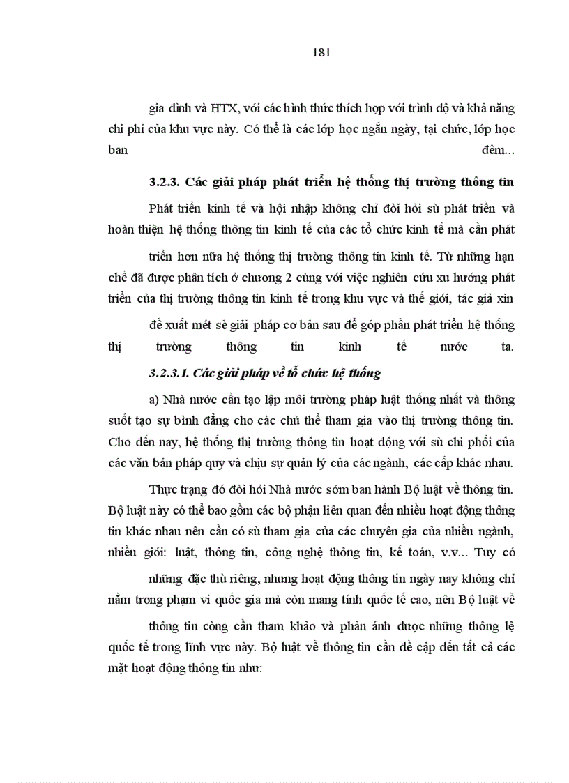 image for page Thông tin kinh tế trong sự phát triển kinh tế thị trường nước ta hiện nay