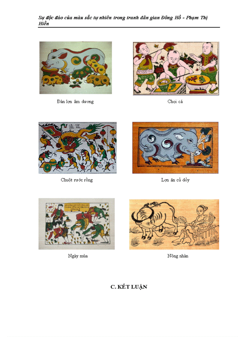 image for page Sự độc đáo của màu sắc tự nhiên trong tranh dân gian Đông Hồ