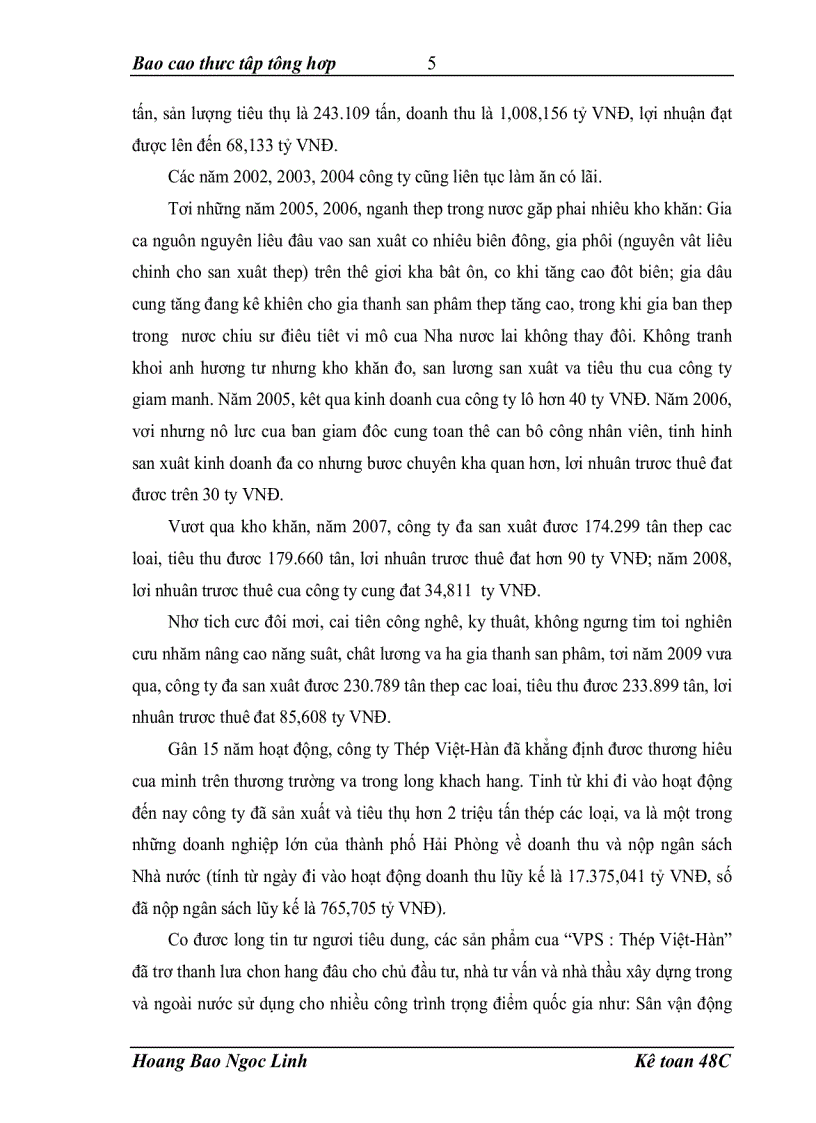 image for page Tổ chức bộ máy kế toán và hệ thống kế toán tại công ty thép VSC-POSCO