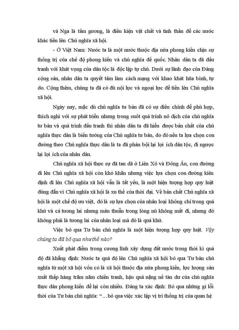 image for page Học thuyết về hình thái kinh tế xã hội và vấn đề quá độ lên Chủ nghĩa xã hội bỏ qua chế độ Tư bản chủ nghĩa