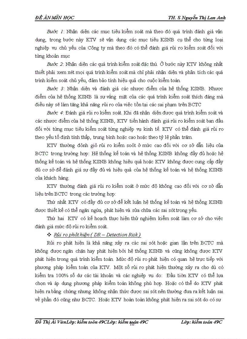 image for page Lập kế hoạch kiểm toán báo cáo tài chính”