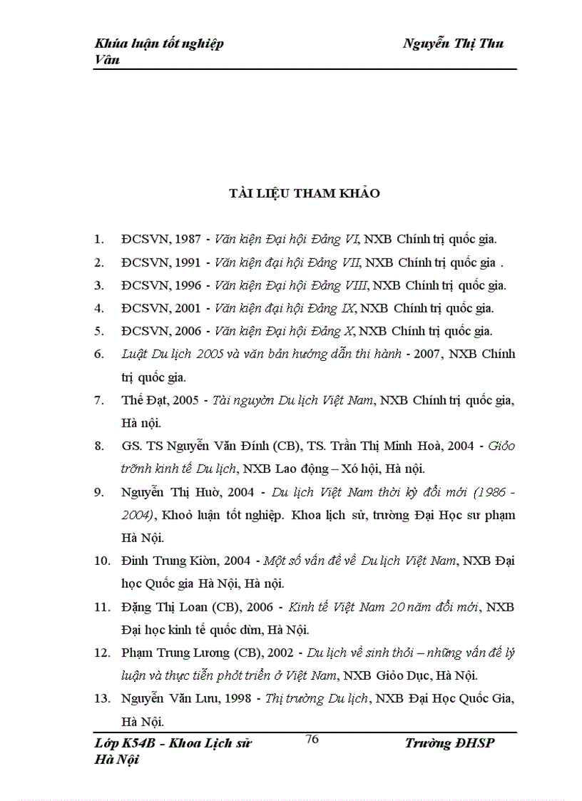 image for page Ngành Kinh tế Du lịch trong thời kỳ đổi mới từ 1986 đến 2008