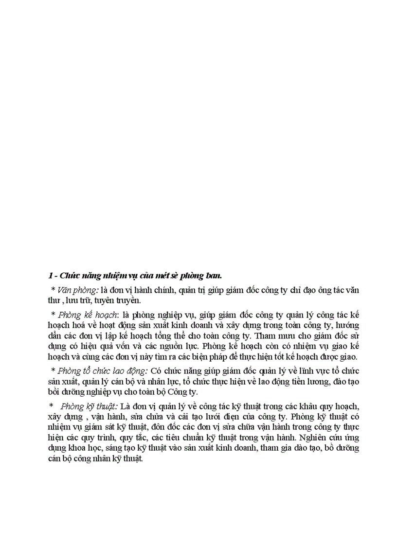 image for page Tình hình sản xuất kinh doanh của công ty điện lực Hà nội