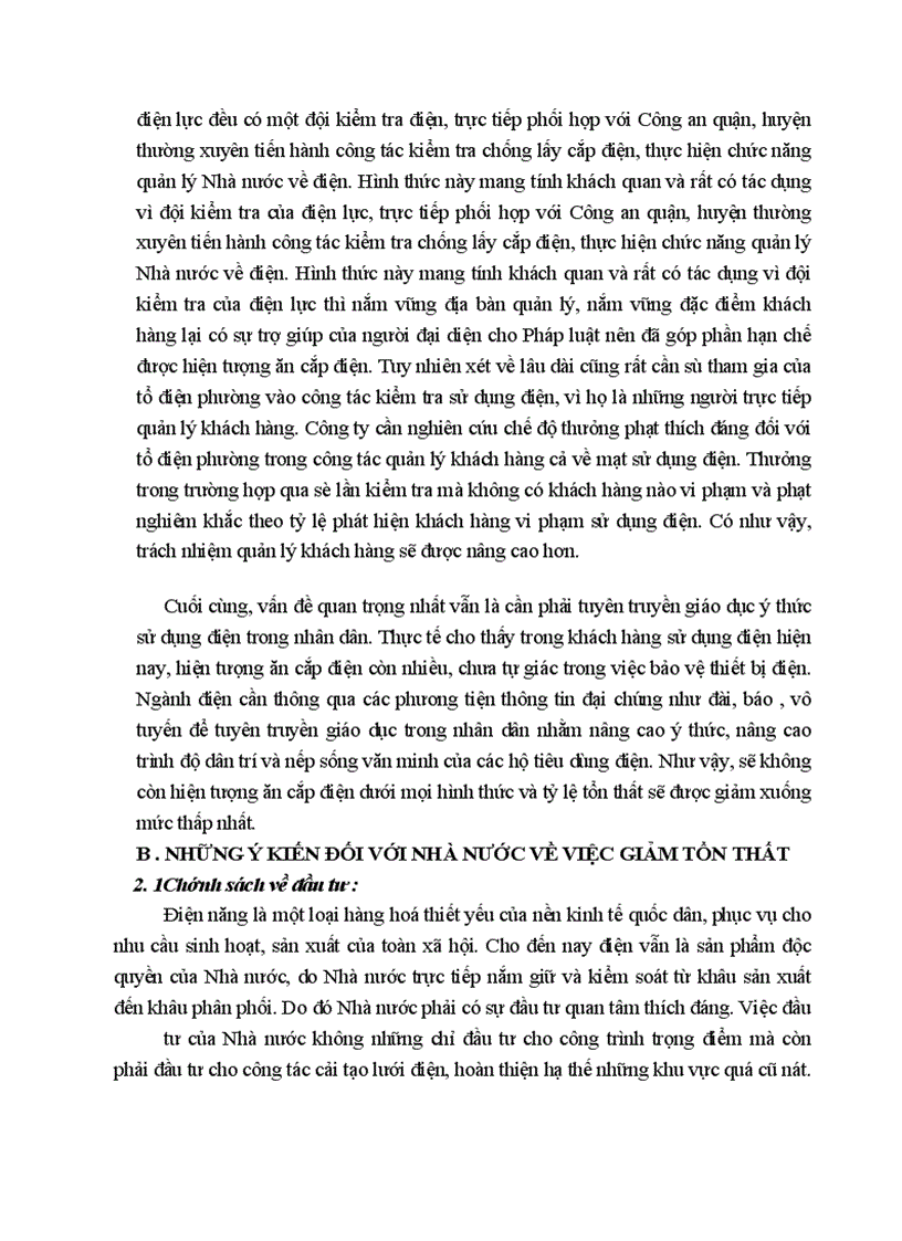 image for page Tình hình sản xuất kinh doanh của công ty điện lực Hà nội