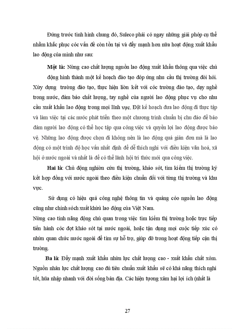 image for page Thực trạng hoạt động xuất khẩu lao động của công ty dịch vụ xuất khẩu lao động và chuyên gia Suleco