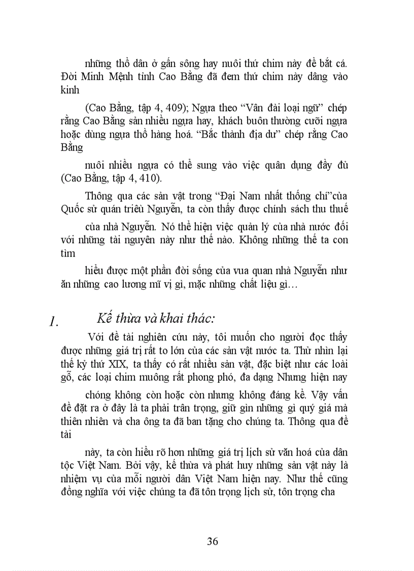 image for page Các sản vật của nước ta qua “ Đại Nam nhất thống chí” của Quốc sử quán triều Nguyễn.