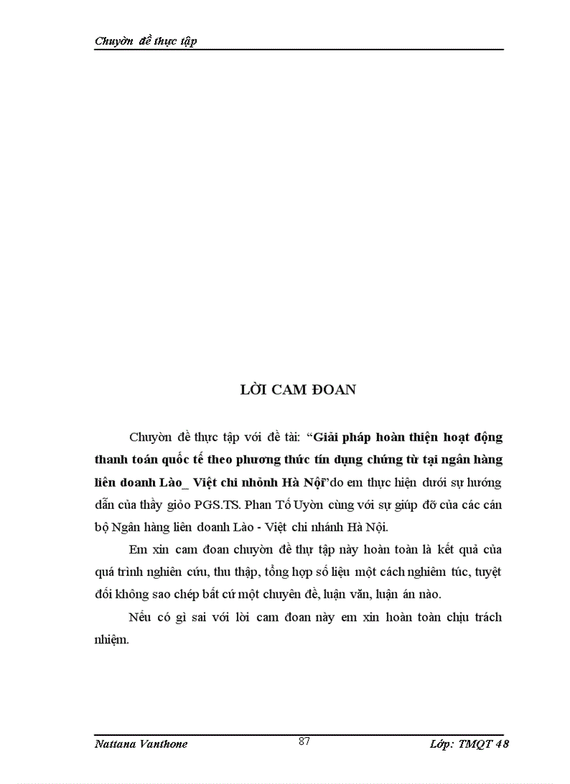 image for page Giải pháp hoàn thiện hoạt động thanh toán quốc tế theo phương thức tín dụng chứng từ tại ngân hàng liên doanh Lào_Việt chi nhánh Hà Nội