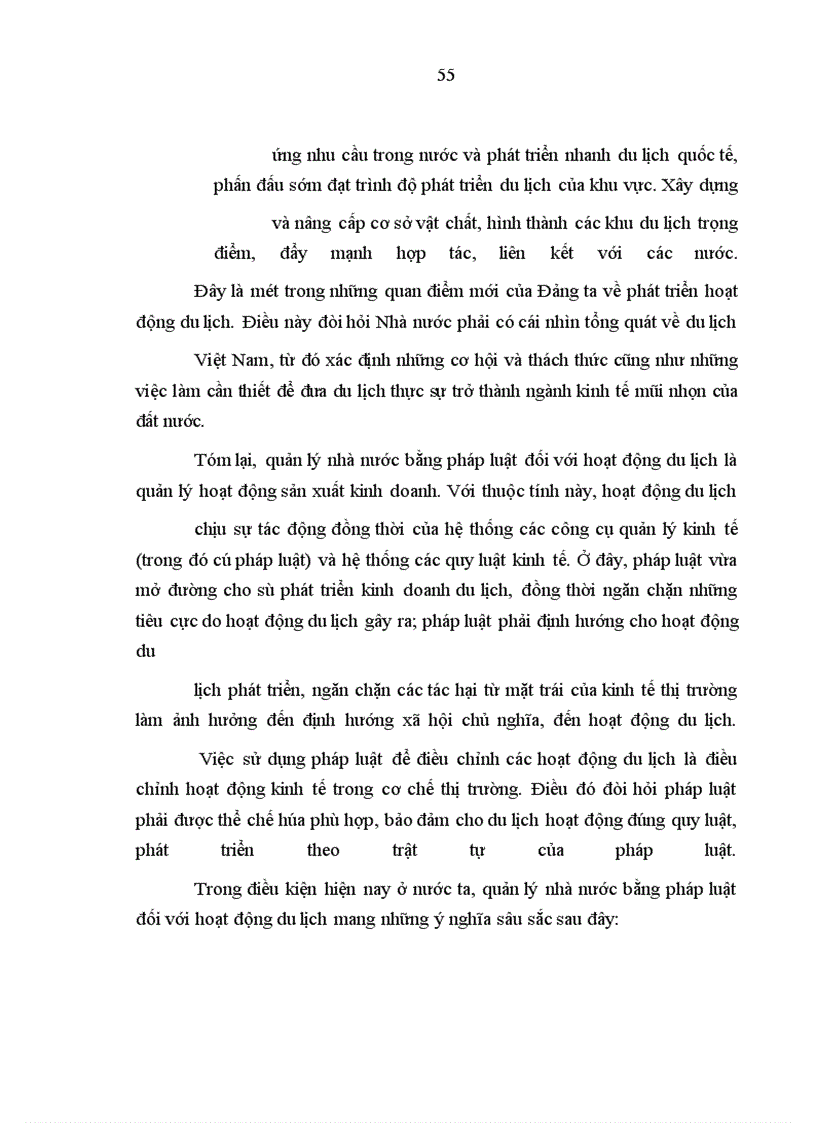 image for page Quản lý nhà nước bằng pháp luật đối với hoạt động du lịch ở Việt Nam hiện nay