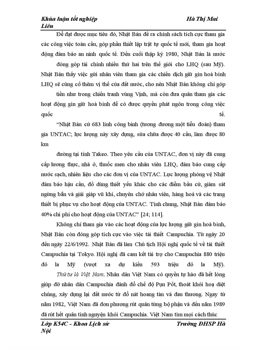 image for page Hoạt động của lực lượng gìn giữ hòa bình Liên Hợp Quốc ở khu vực Đông Nam Á (từ sau Chiến tranh lạnh đến nay)