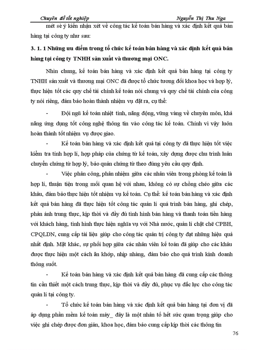 image for page Kế toán bán hàng và xác định kết quả bán hàng tại công ty TNHH sản xuất và thương mại ONC