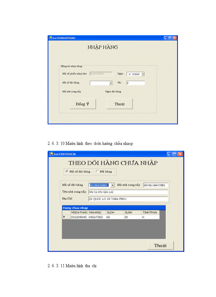 image for page Quản Lý Nhập/Xuất Hàng Theo Đơn Đặt Hàng