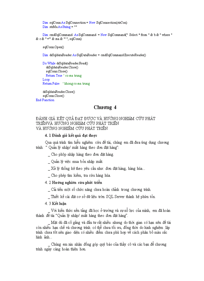 image for page Quản Lý Nhập/Xuất Hàng Theo Đơn Đặt Hàng