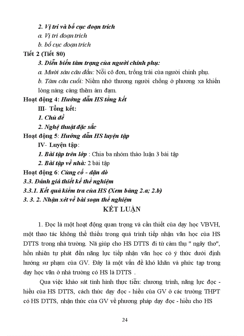 image for page Hướng dẫn học sinh lớp 10 dân tộc thiểu số ở Lạng Sơn đọc - hiểu đoạn trích
