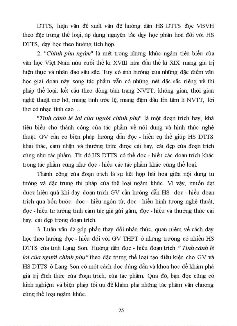 image for page Hướng dẫn học sinh lớp 10 dân tộc thiểu số ở Lạng Sơn đọc - hiểu đoạn trích