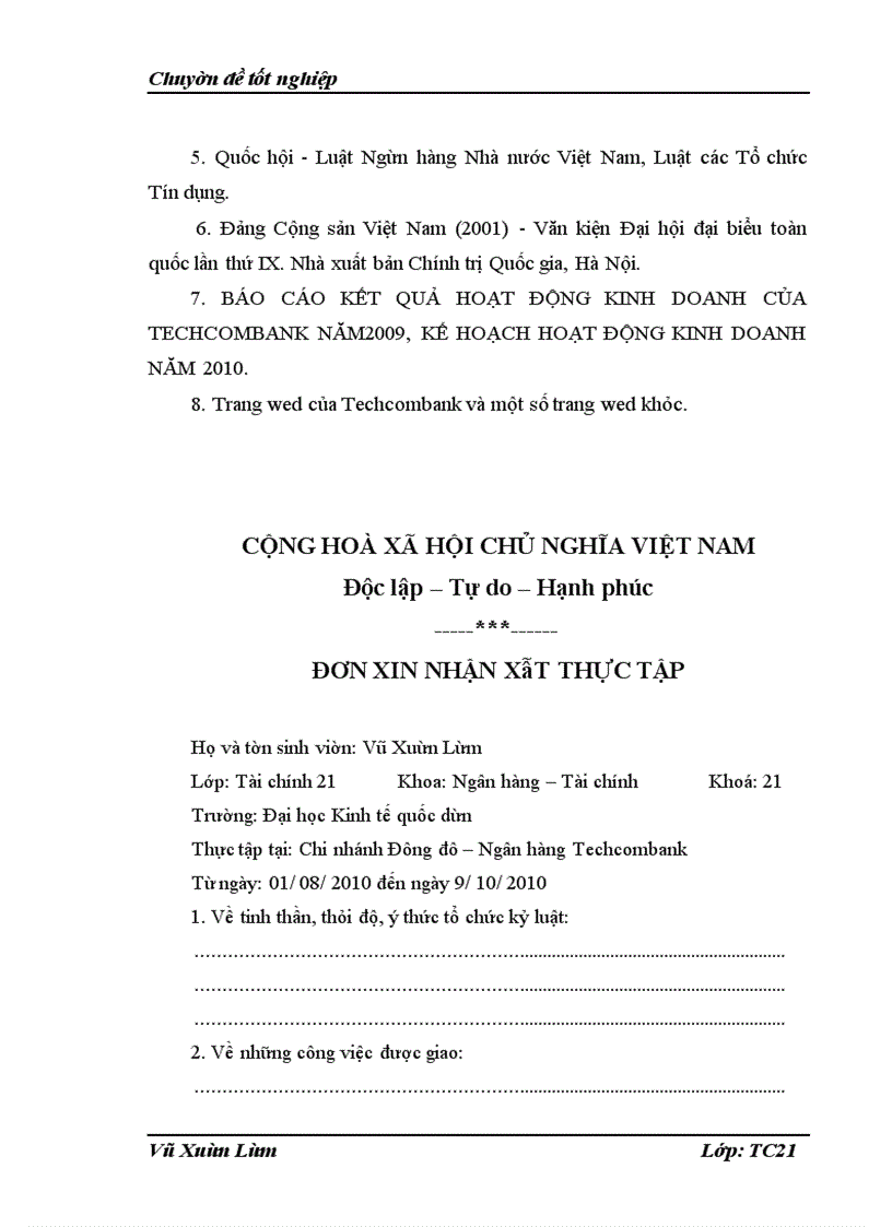 image for page Tăng cường huy động vốn tại chi nhánh đông đô - techcombank