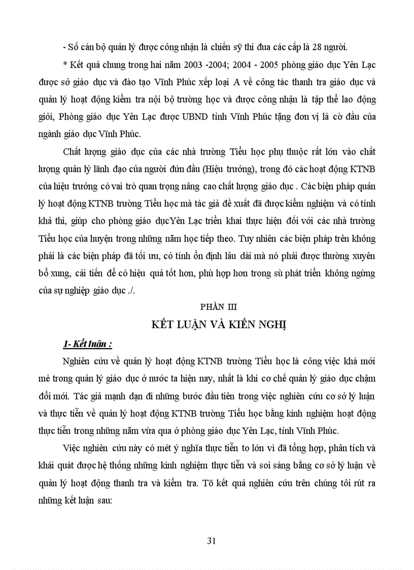 image for page Các biện pháp quản lý hoạt động kiểm tra nội bộ trường Tiểu học của phòng giáo dục huyện Yên Lạc, tỉnh Vĩnh Phúc