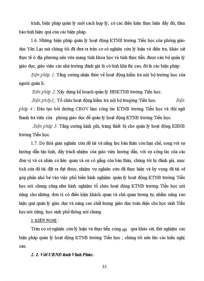 image for page Các biện pháp quản lý hoạt động kiểm tra nội bộ trường Tiểu học của phòng giáo dục huyện Yên Lạc, tỉnh Vĩnh Phúc