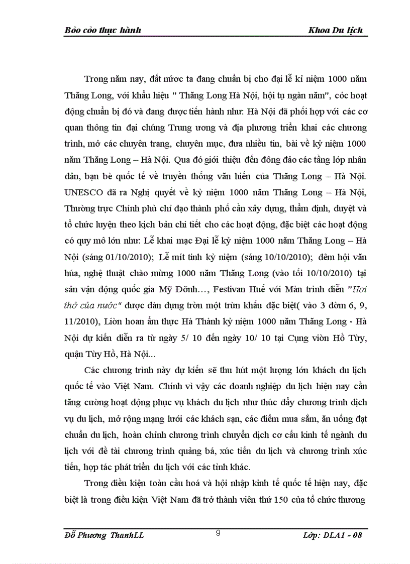 image for page Ảnh hưởng của khách du lịch trong kinh doanh du lịch của công ty du lịch Ngọc Châu Á