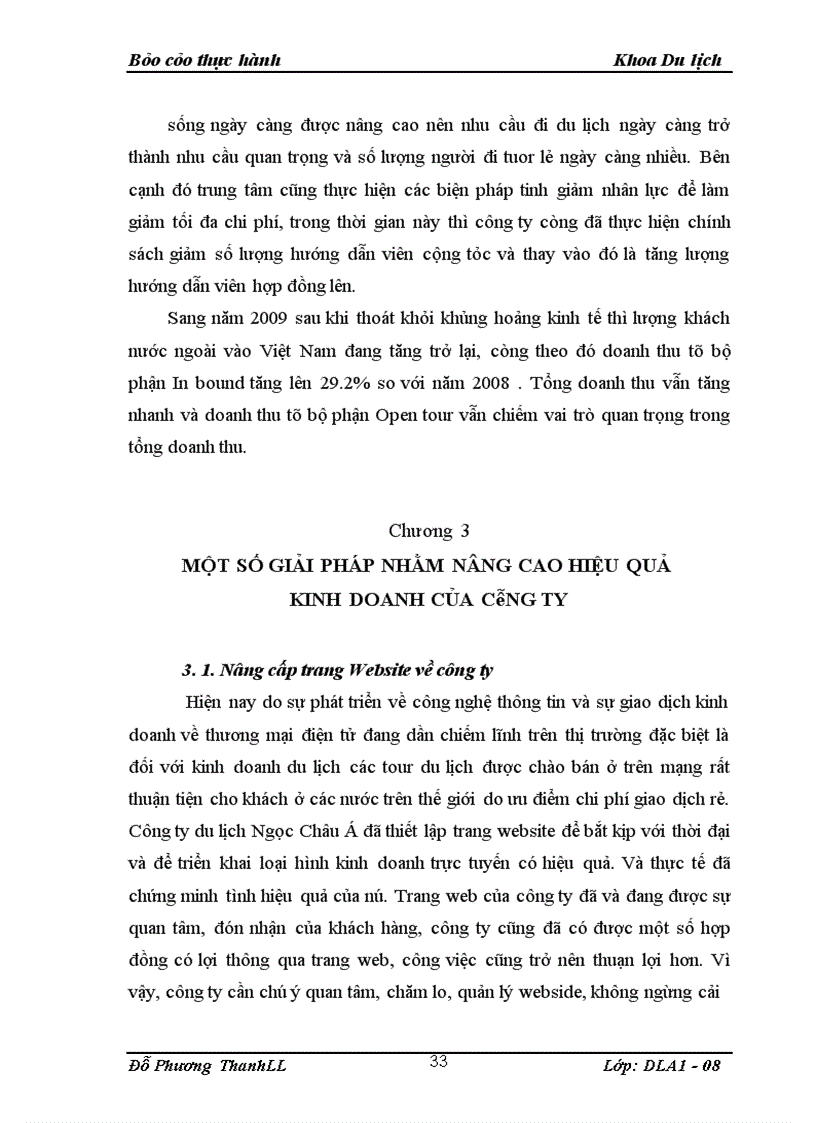 image for page Ảnh hưởng của khách du lịch trong kinh doanh du lịch của công ty du lịch Ngọc Châu Á