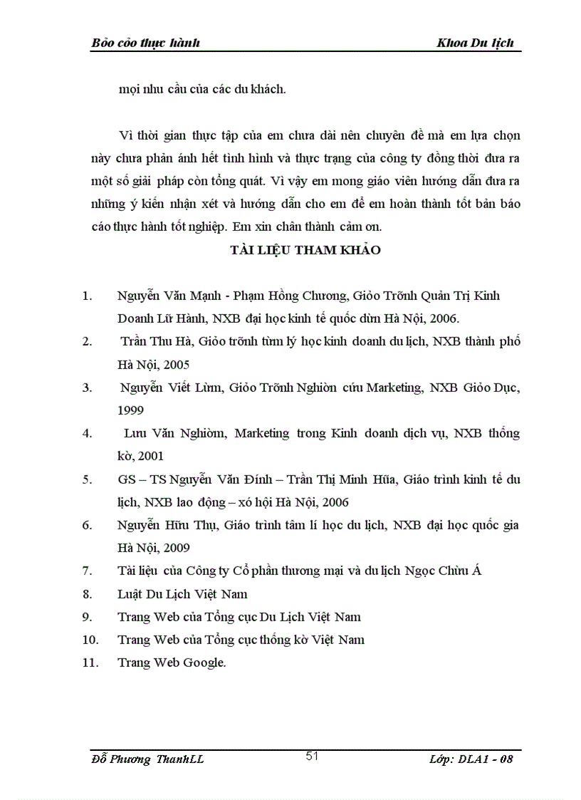 image for page Ảnh hưởng của khách du lịch trong kinh doanh du lịch của công ty du lịch Ngọc Châu Á