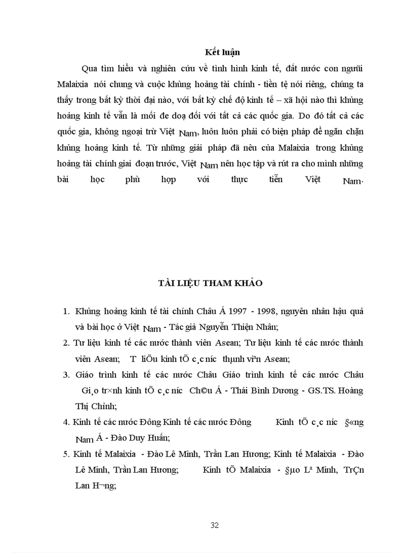 image for page Bài học kinh nghiệm của Việt Nam sau cuộc khủng hoảng kinh tế - tài chính Malaixia