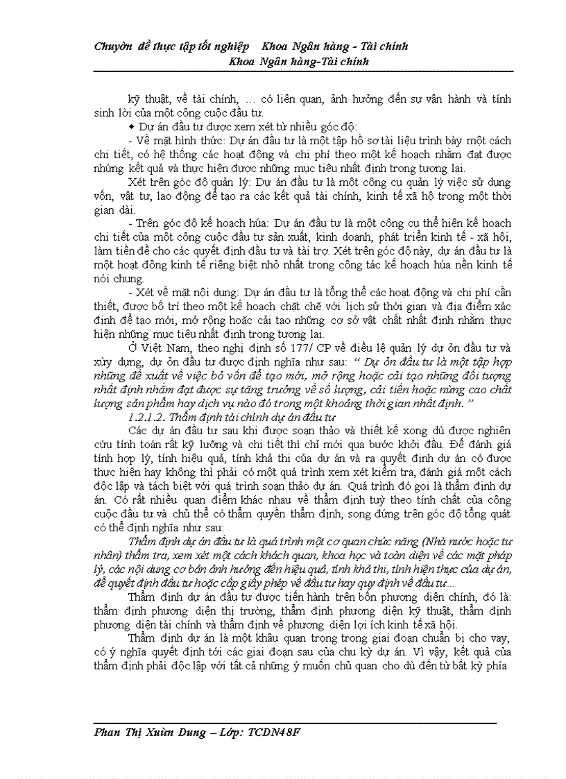 image for page Nâng cao chất lượng công tác thẩm định tài chính dự án đầu tư tại Sở giao dịch I Ngân hàng Đầu tư và phát triển Việt Nam