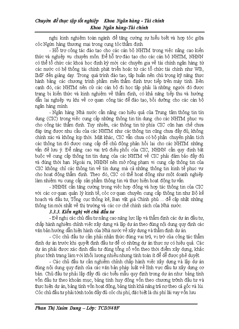 image for page Nâng cao chất lượng công tác thẩm định tài chính dự án đầu tư tại Sở giao dịch I Ngân hàng Đầu tư và phát triển Việt Nam