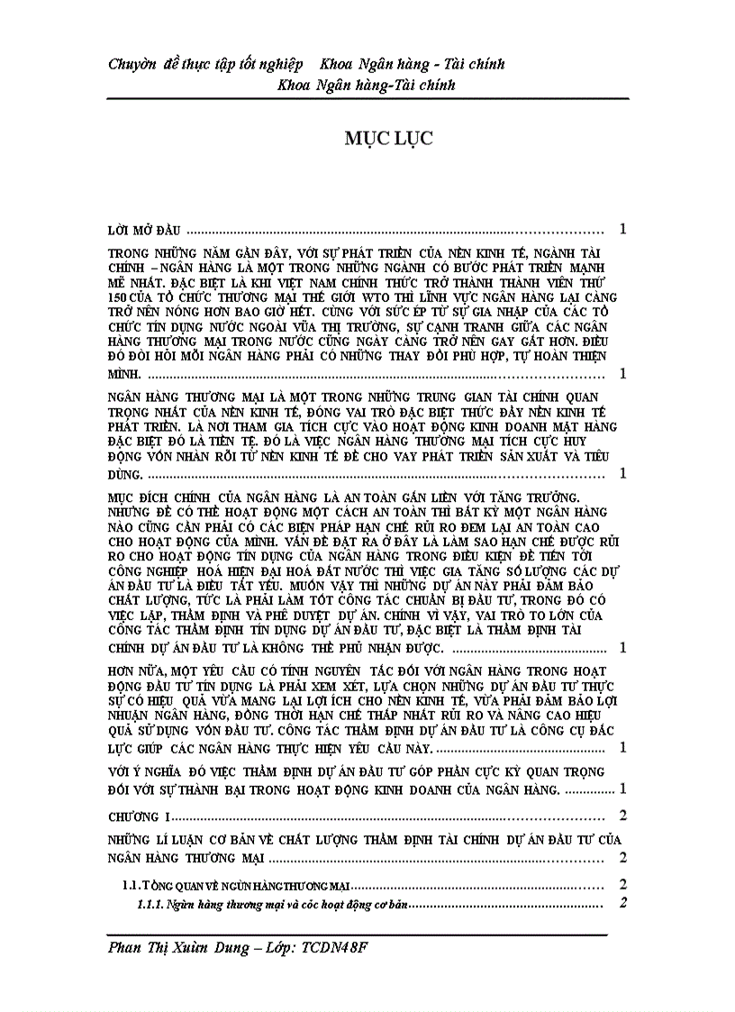 image for page Nâng cao chất lượng công tác thẩm định tài chính dự án đầu tư tại Sở giao dịch I Ngân hàng Đầu tư và phát triển Việt Nam