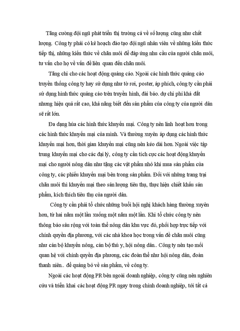 image for page Một số biện pháp nhằm phát triển thị trường tiêu thụ thức ăn chăn nuôi tại công ty TNHH Vĩnh Hà