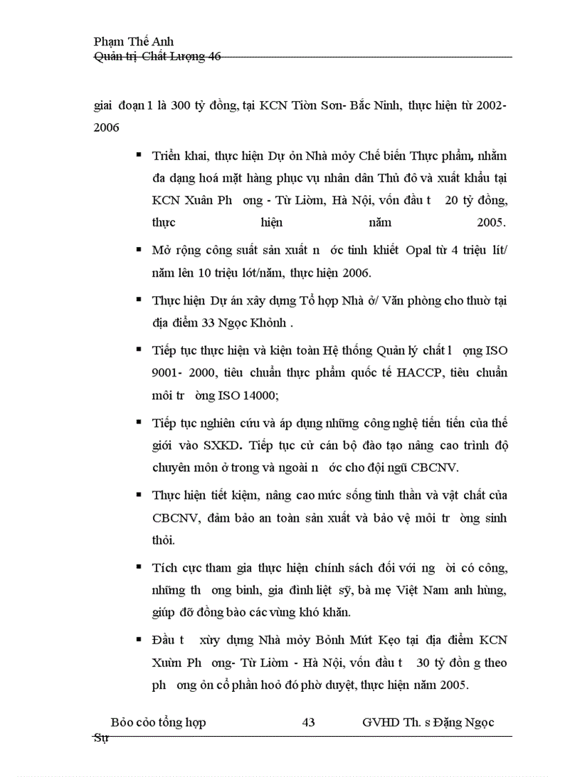 image for page Hoạt động nâng cao chất lượng quy trình sản xuất bia hơi của công ty việt hà