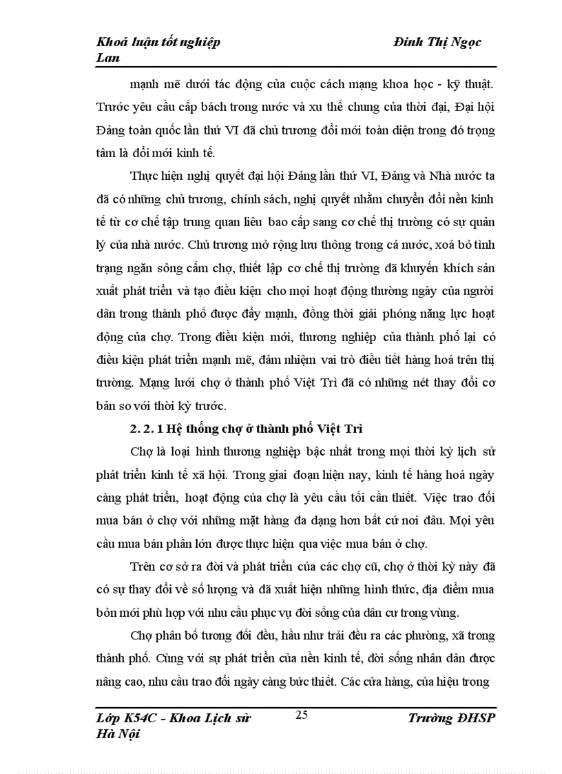 image for page Bước đầu tìm hiểu chợ ở thành phố Việt Trì từ 1986- 2007