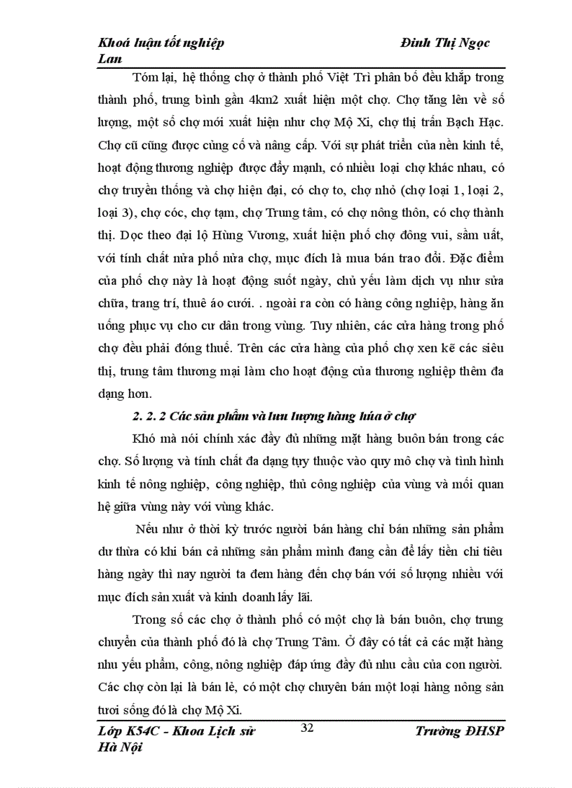 image for page Bước đầu tìm hiểu chợ ở thành phố Việt Trì từ 1986- 2007