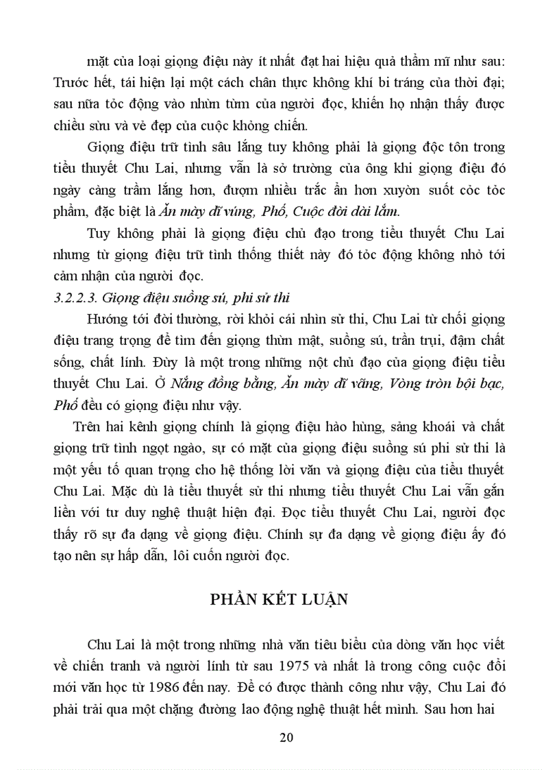 image for page Cảm hứng sáng tạo và loại hình nhân vật trong tiểu thuyết Chu Lai