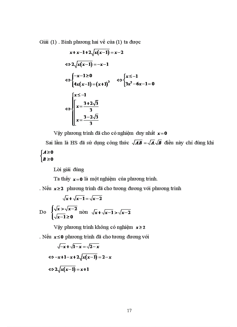 image for page Vận dụng quan điểm hoạt động trong dạy học phương trình vô tỷ ở trường trung học phổ thông