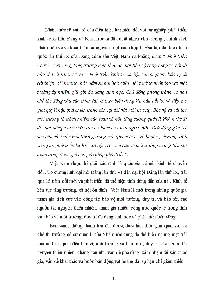 image for page Mâu thuẫn biện chứng giữa phát triển kinh tế với bảo vệ môi trường sinh thái ở Việt Nam